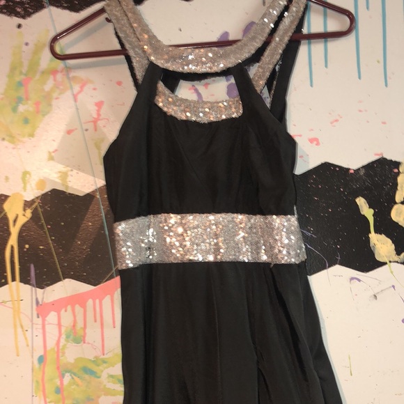 Dresses & Skirts - Black Sequin Prom Dress